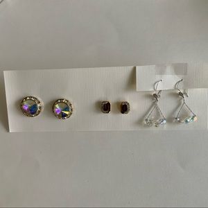 3 Pairs of Earrings
